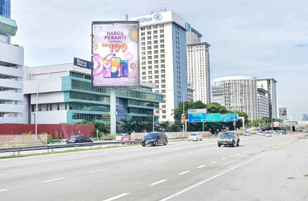 60 by 40 foot digital billboard